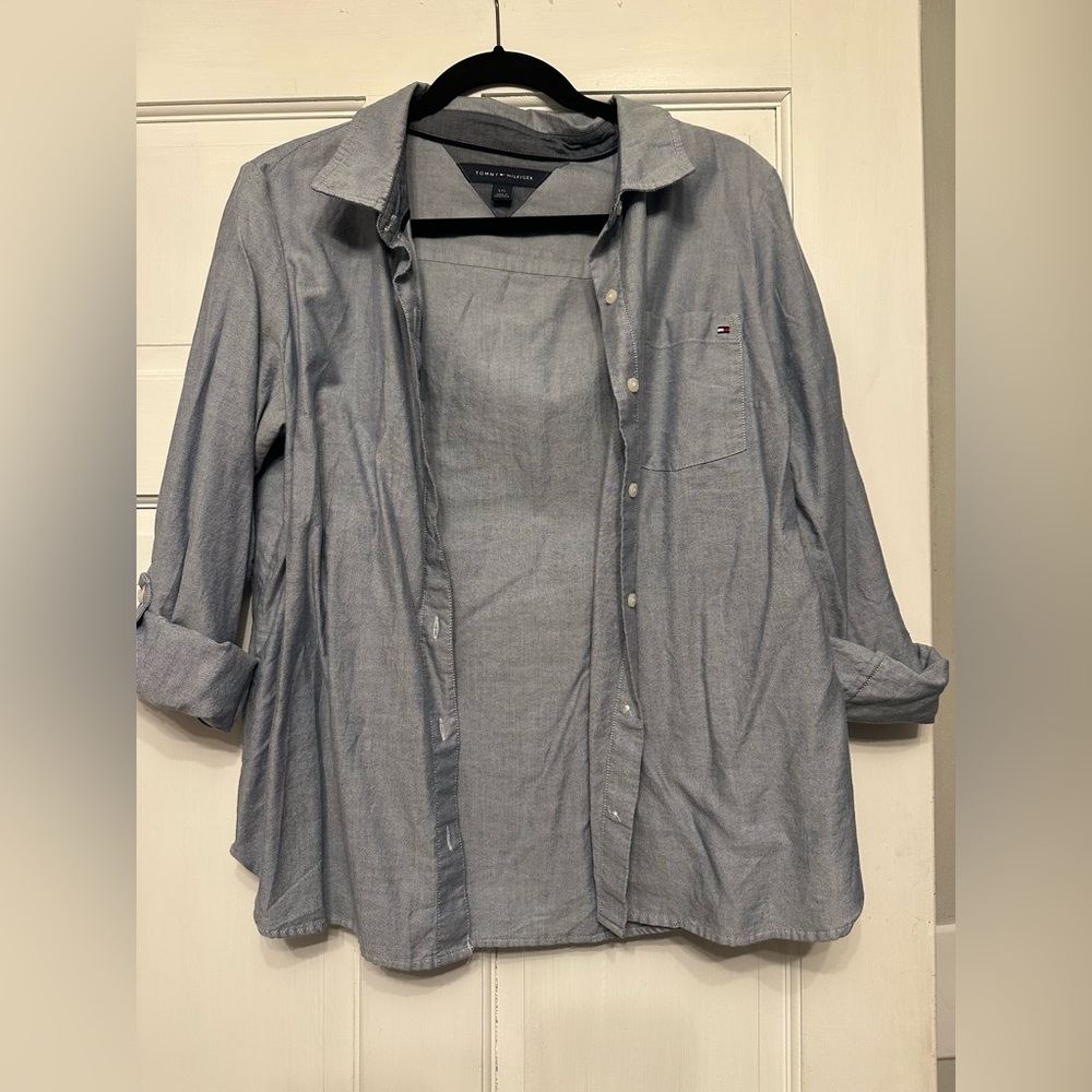 Tommy Hilfiger Gray Dress Shirt